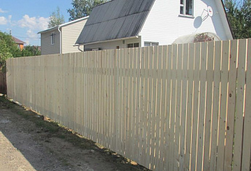 Заборы из дерева